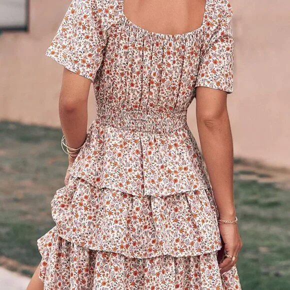 PrettyGarden Mini Dress Floral - Size S - Picture 2 of 6